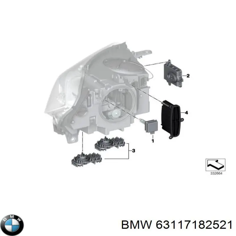 Pisca-pisca direito BMW 63117182521 preço, a partir de 13,80 USD