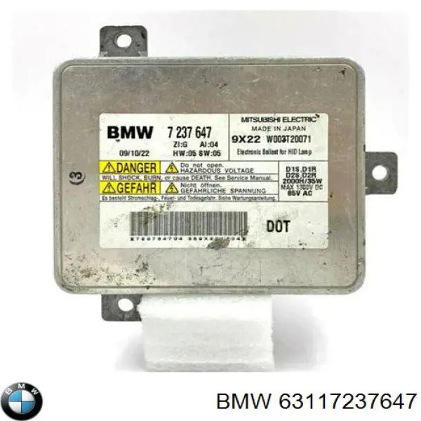 Xénon, unidade de controlo BMW 63117237647 preço, a partir de 59,14 USD