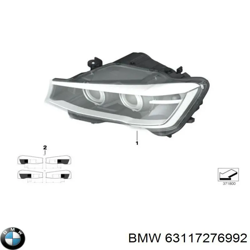 Luz direita BMW 63117276992 preço, a partir de 575,07 USD