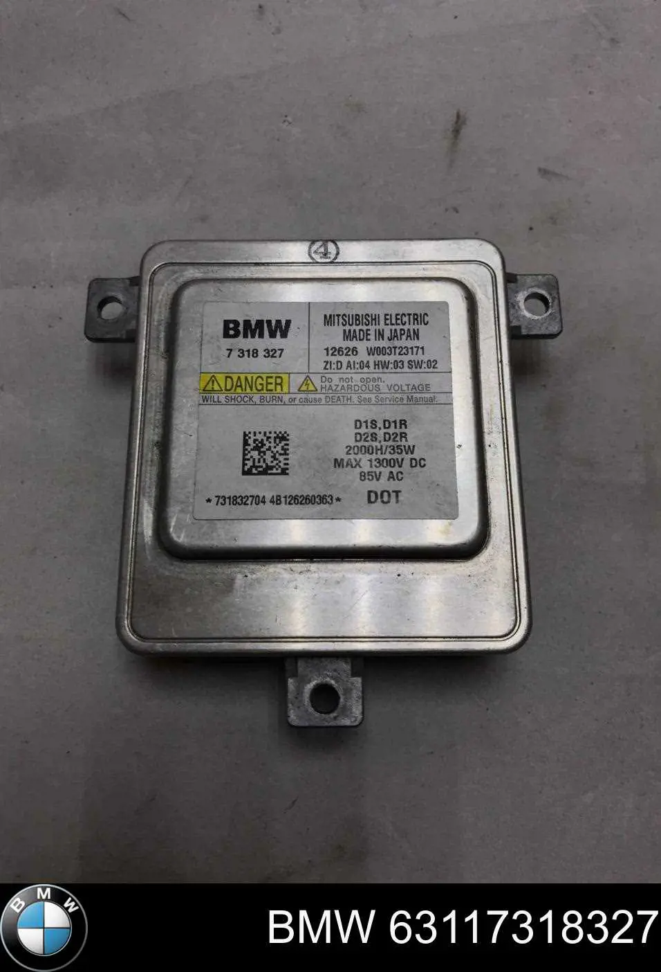 Xénon, unidade de controlo BMW 63117318327 preço, a partir de 80,38 USD