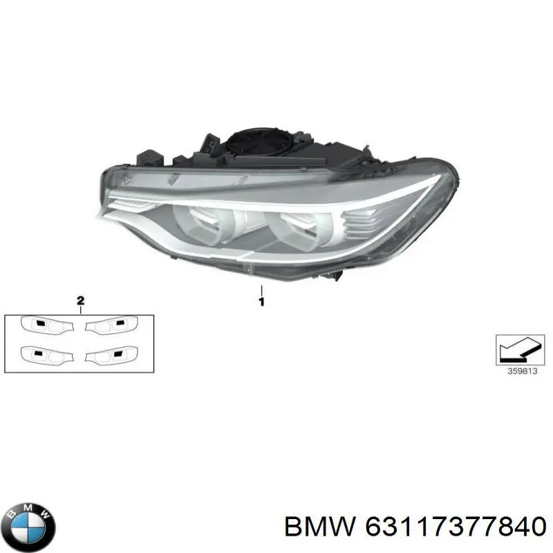 63117377840 BMW Luz direita