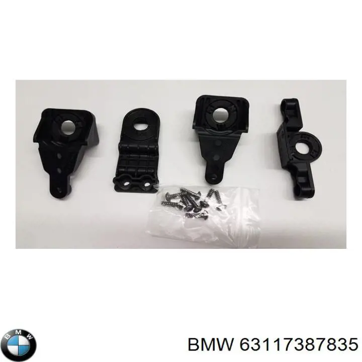 Compre 63117387835 BMW Consola (adaptador) de fixação das luzes dianteiras