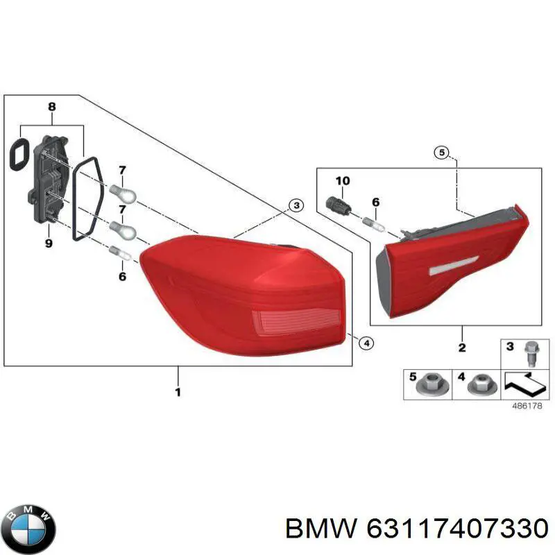 63117407330 BMW Pisca-pisca direito
