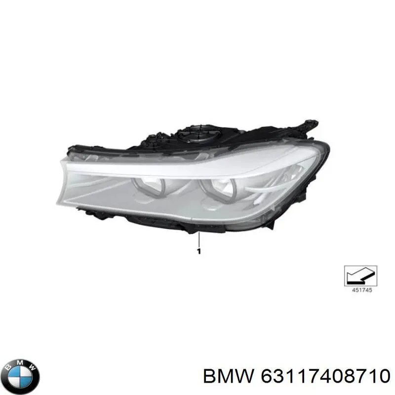 63117408710 BMW Luz direita