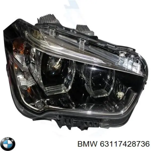 63117428736 BMW Luz direita