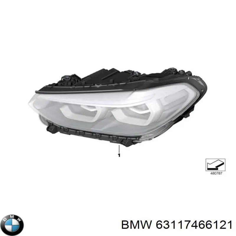 63117466121 BMW Luz esquerda