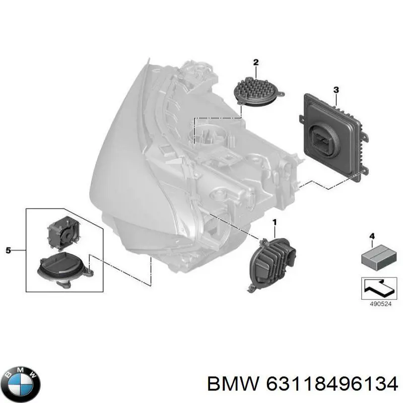  BMW 63118496134 preço, a partir de 217,61 USD