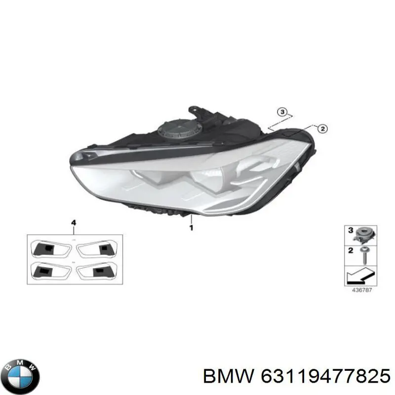 63119477825 BMW Luz esquerda