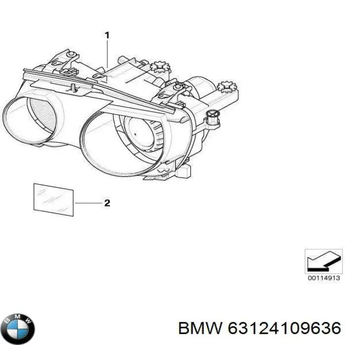 Luz direita BMW 63124109636 preço, a partir de 43,93 USD