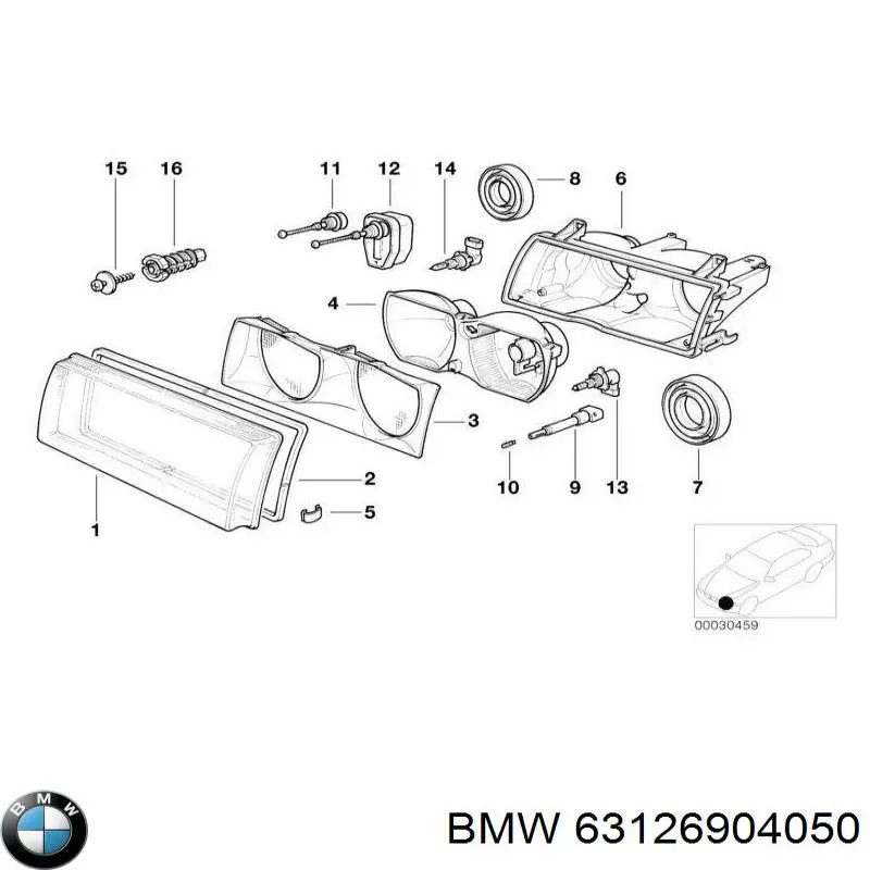 Compre 63126904050 BMW 