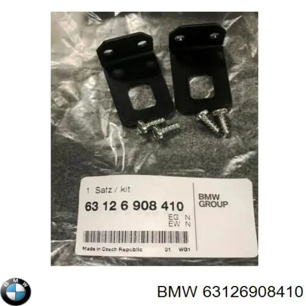 Compre 63126908410 BMW Consola (adaptador) de fixação das luzes dianteiras