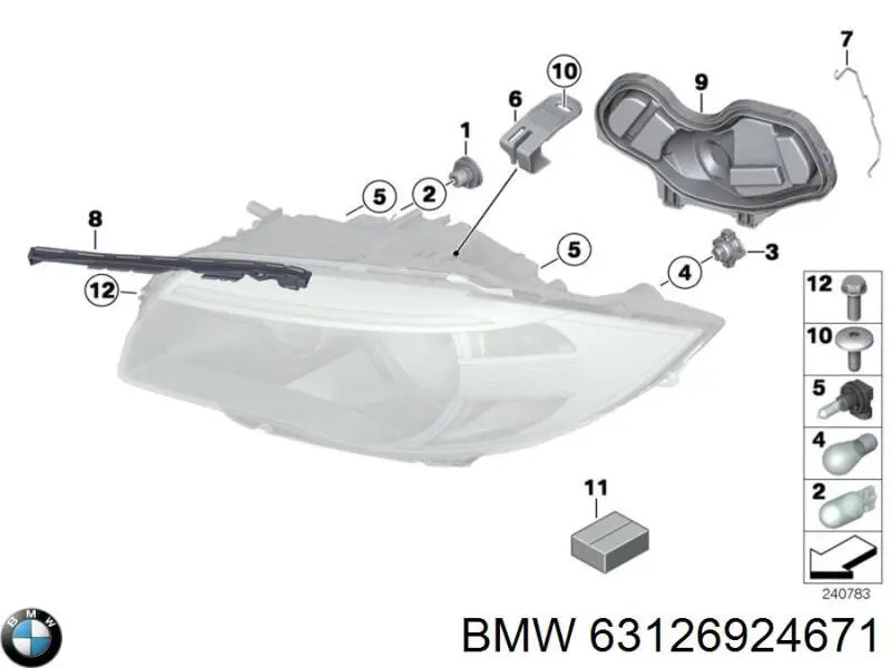  BMW 63126924671 preço, a partir de 11,65 USD