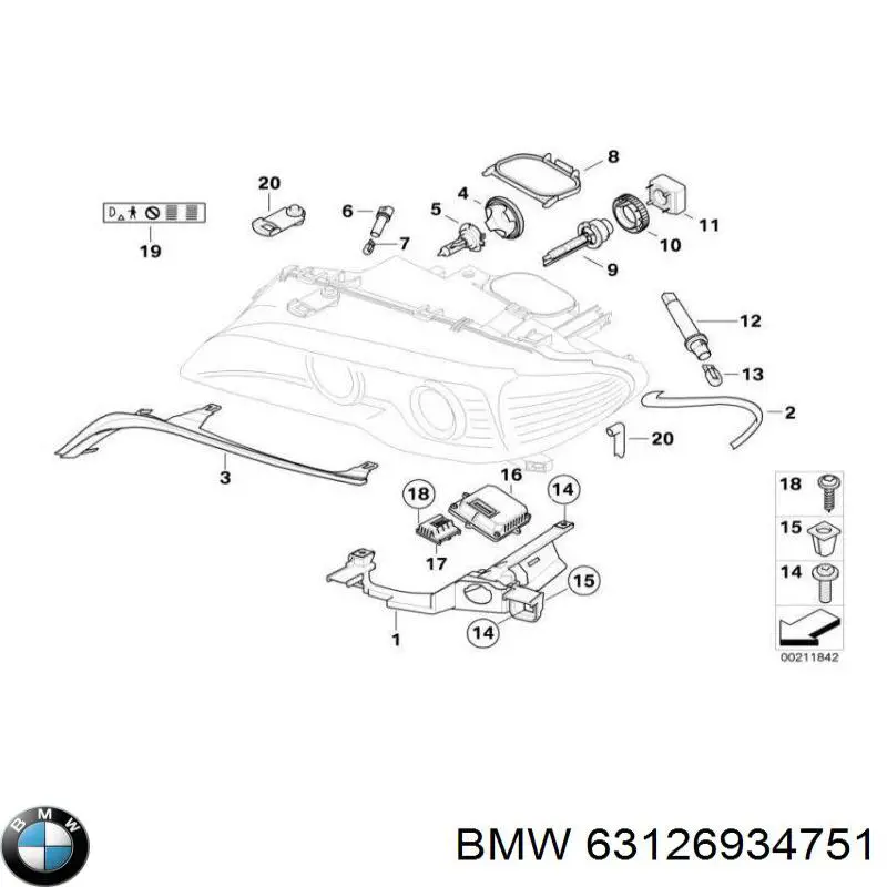 Compre 63126934751 BMW 