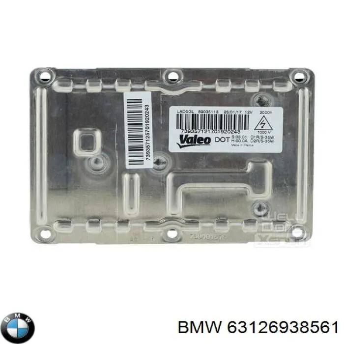 Compre 63126938561 BMW Xénon, unidade de controlo