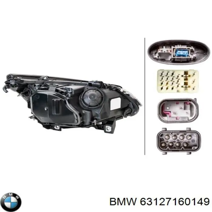 Luz esquerda BMW 63127160149 preço, a partir de 1216,27 USD