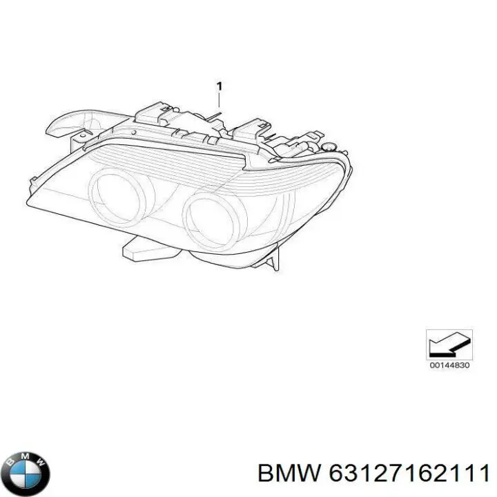 Luz esquerda BMW 63127162111 preço, a partir de 1111,90 USD