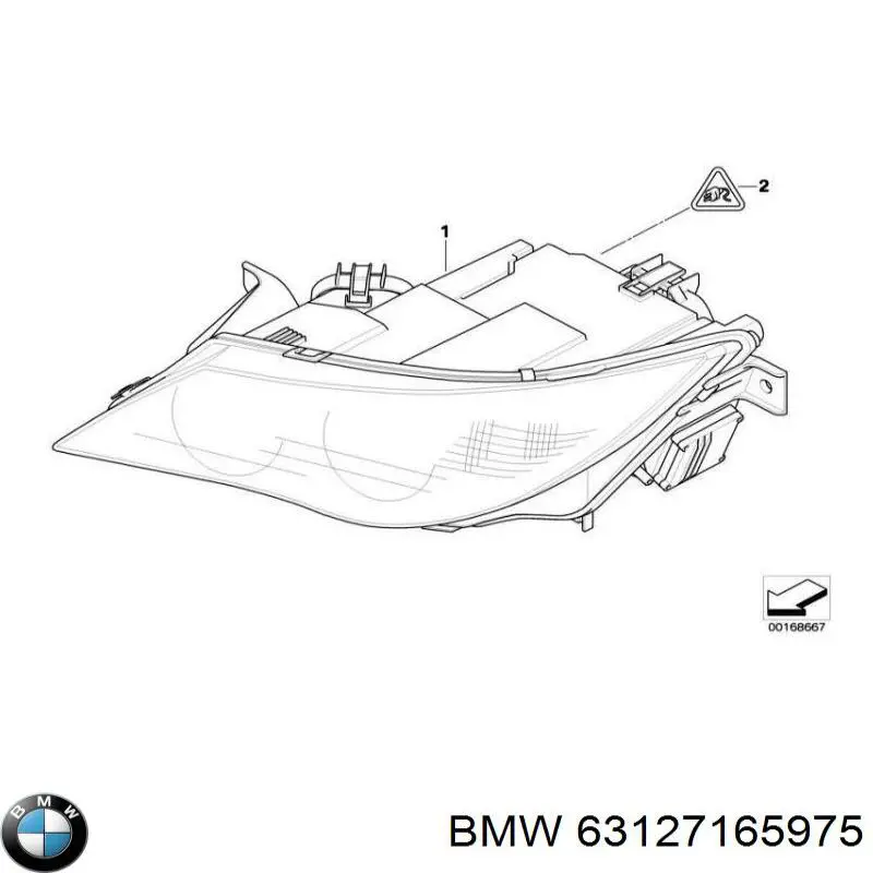 Luz esquerda BMW 63127165975 preço, a partir de 2006,82 USD