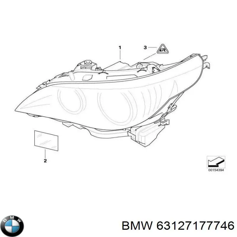 63127177746 BMW Luz direita