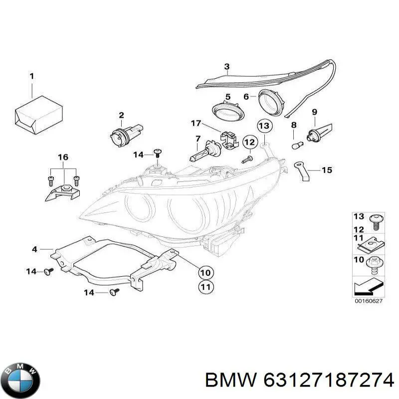  BMW 63127187274 preço, a partir de 19,58 USD