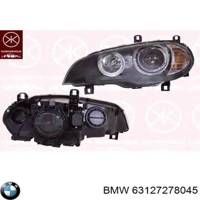 Luz esquerda BMW 63127278045 preço, a partir de 445,82 USD