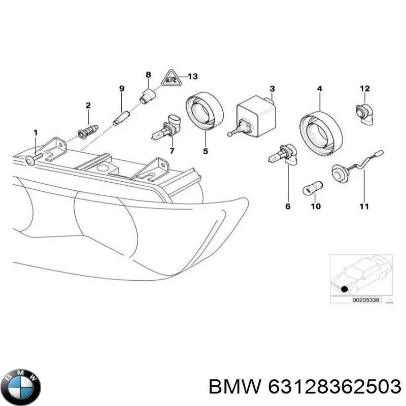 Compre 63128362503 BMW 