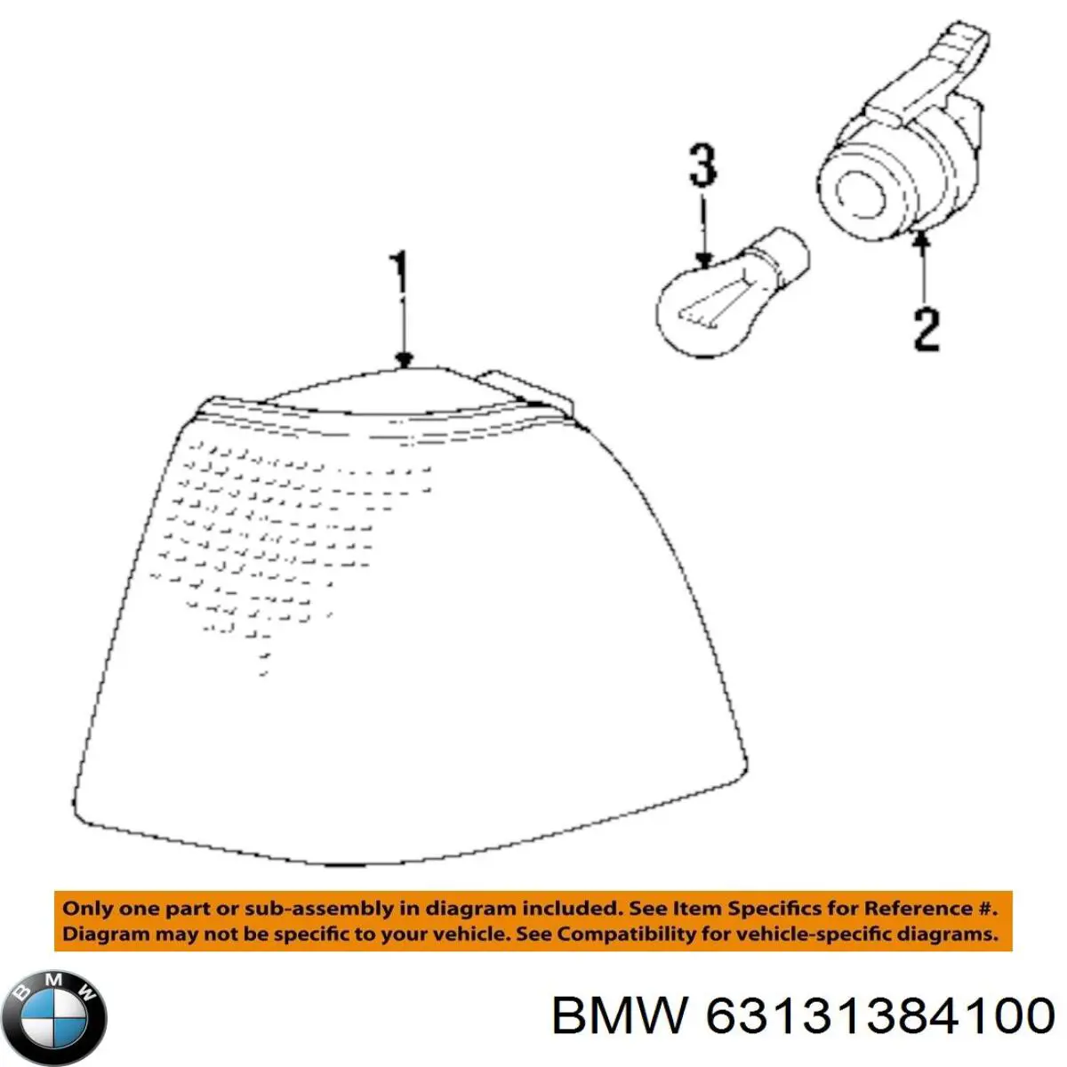 Compre 63131384100 BMW Base (casquilho) de lâmpada de pisca-pisca