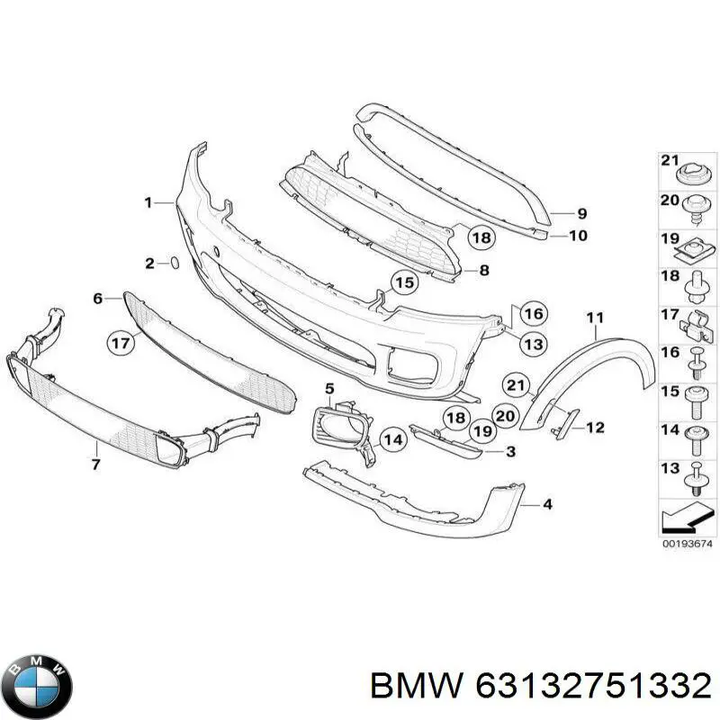 Posição (pisca-pisca) direita BMW 63132751332 preço, a partir de 28,46 USD