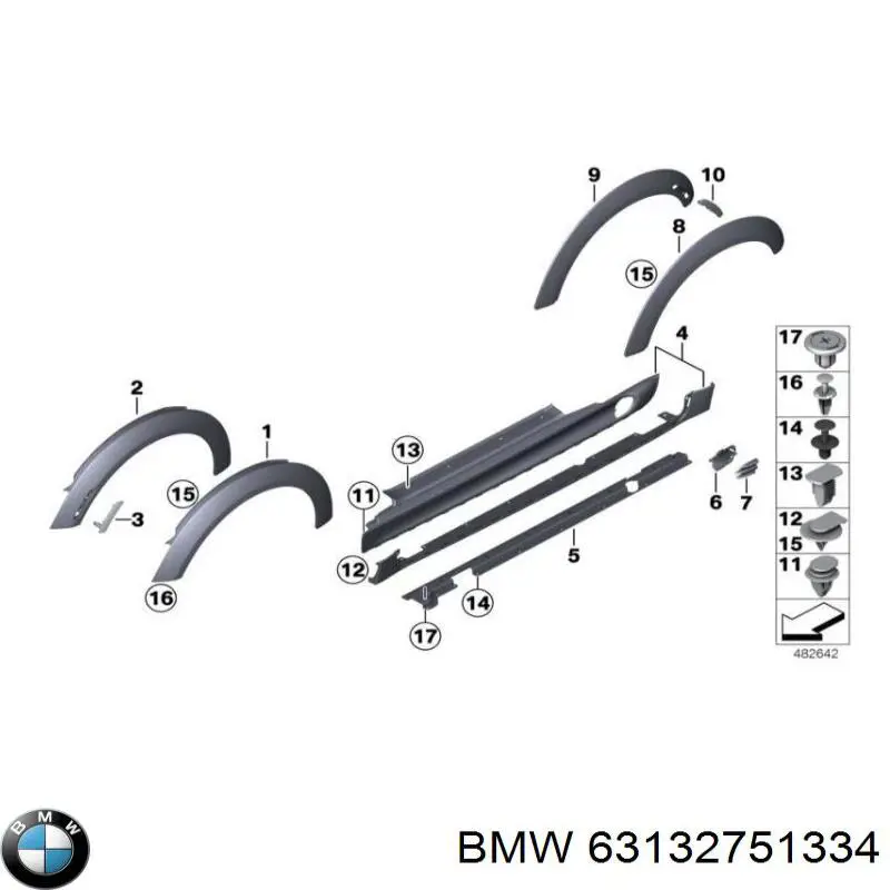 Posição traseira lateral direita BMW 63132751334 preço, a partir de 28,85 USD