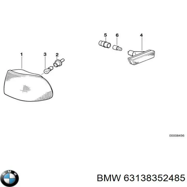 63138352485 BMW Pisca-pisca esquerdo
