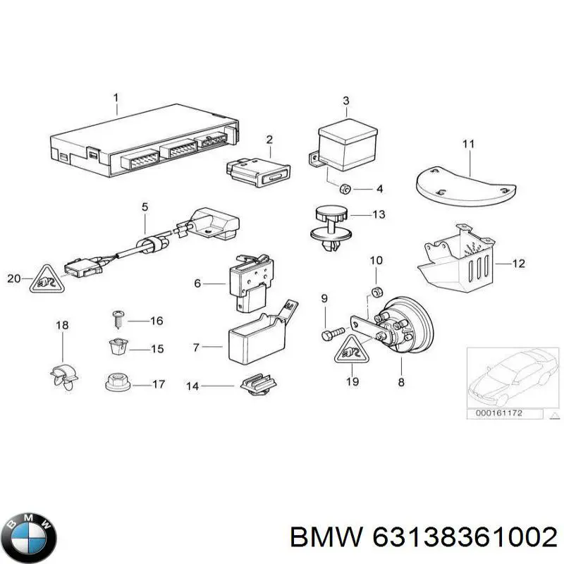 Base (casquilho) de lâmpada de pisca-pisca BMW 63138361002 preço, a partir de 55,12 USD