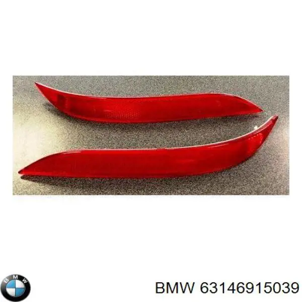 Retrorrefletor (refletor) do pára-choque traseiro esquerdo BMW 63146915039 preço, a partir de 22,22 USD