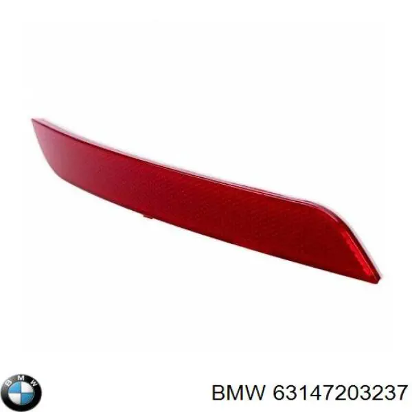 Retrorrefletor (refletor) do pára-choque traseiro esquerdo BMW 63147203237 preço, a partir de 19,18 USD
