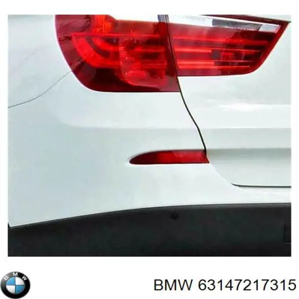 Retrorrefletor (refletor) do pára-choque traseiro esquerdo BMW 63147217315 preço, a partir de 37,79 USD