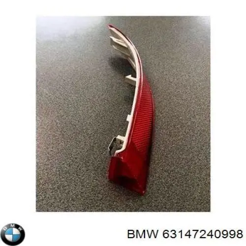 7240998 BMW Retrorrefletor (refletor) do pára-choque traseiro direito
