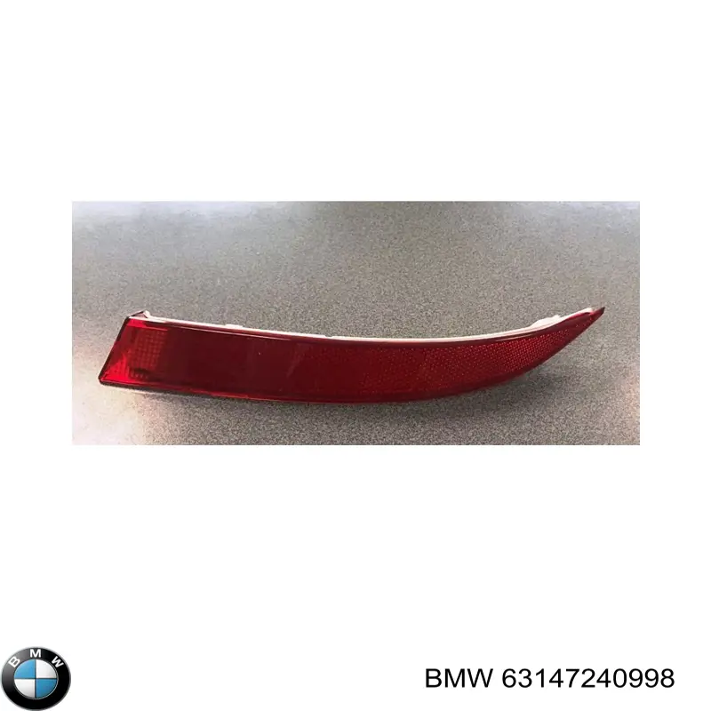 Compre 7240998 BMW Retrorrefletor (refletor) do pára-choque traseiro direito