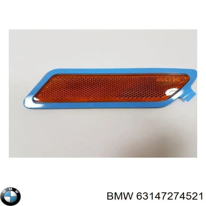 Retrorrefletor (refletor) do pára-choque dianteiro esquerdo BMW 63147274521 preço, a partir de 48,55 USD