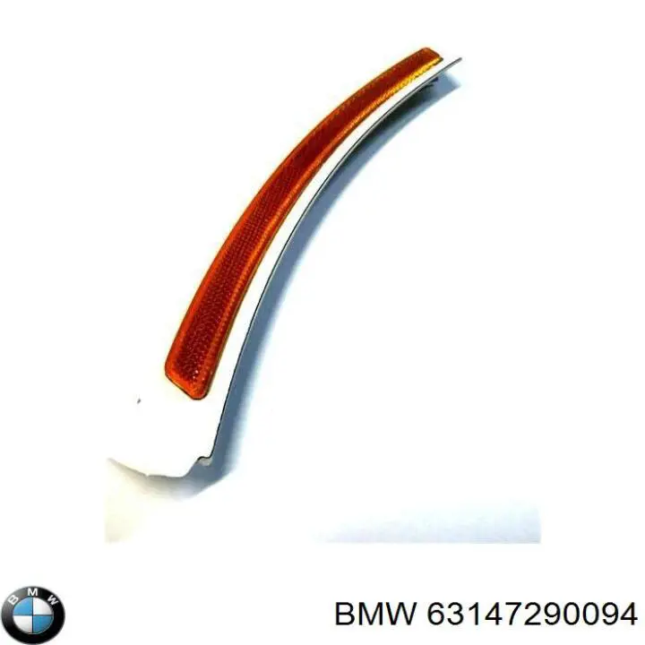 63147290094 BMW Retrorrefletor (refletor) do pára-choque dianteiro direito