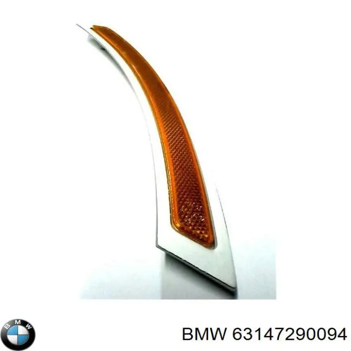 Retrorrefletor (refletor) do pára-choque dianteiro direito BMW 63147290094 preço, a partir de 45,89 USD