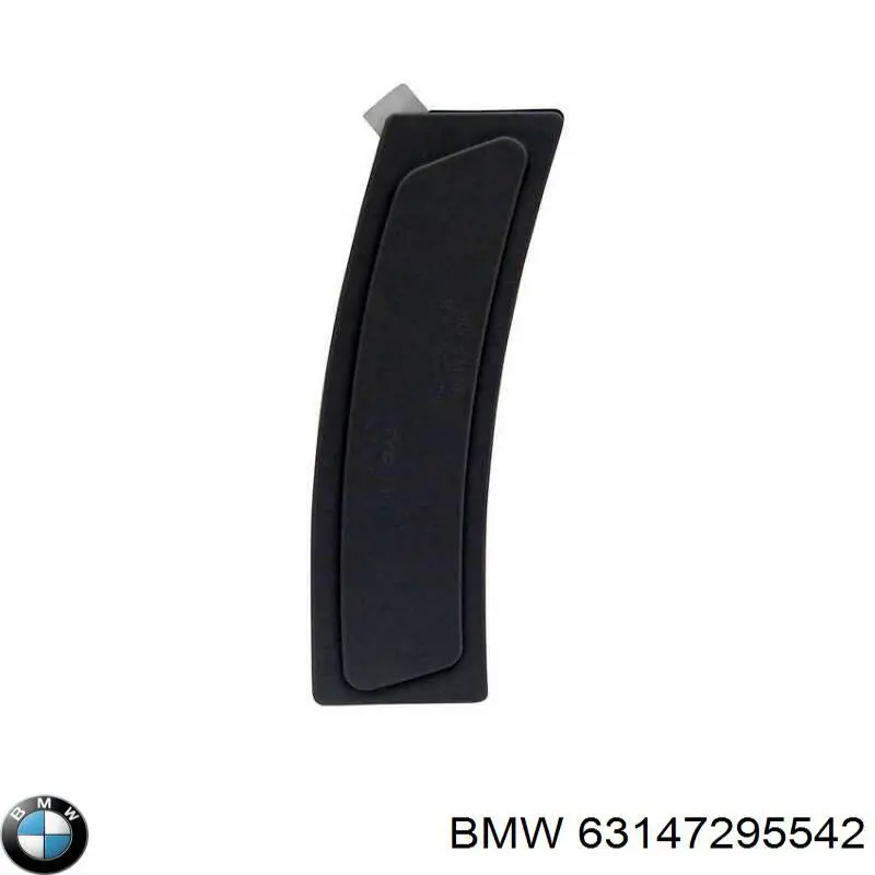 63147295542 BMW Retrorrefletor (refletor) do pára-choque traseiro direito