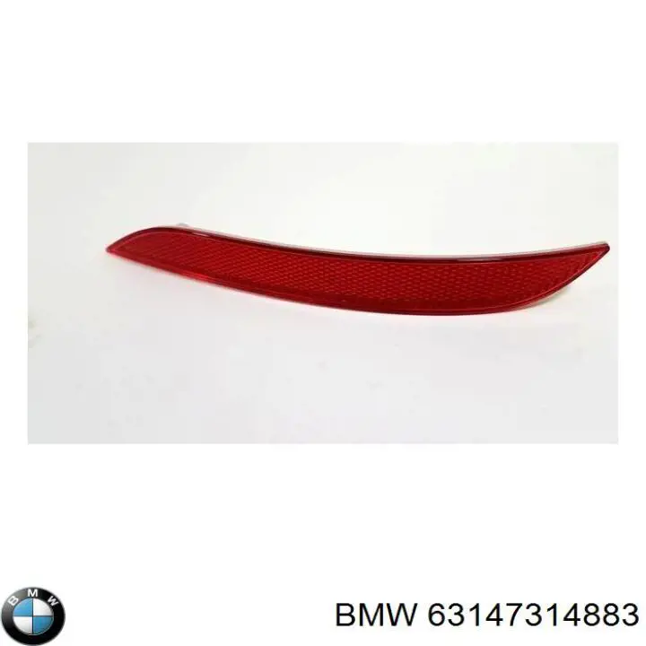 Retrorrefletor (refletor) do pára-choque traseiro esquerdo BMW 63147314883 preço, a partir de 31,57 USD
