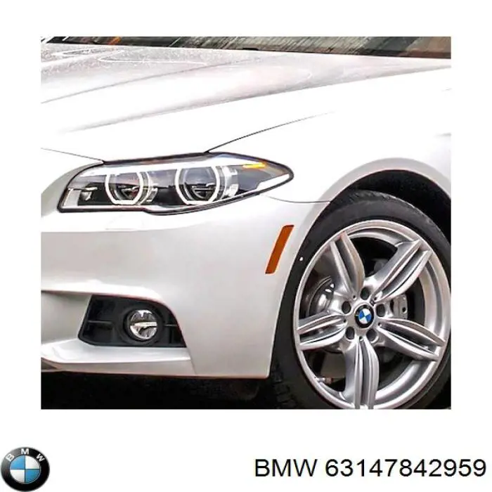 Retrorrefletor (refletor) do pára-choque dianteiro esquerdo BMW 63147842959 preço, a partir de 43,50 USD