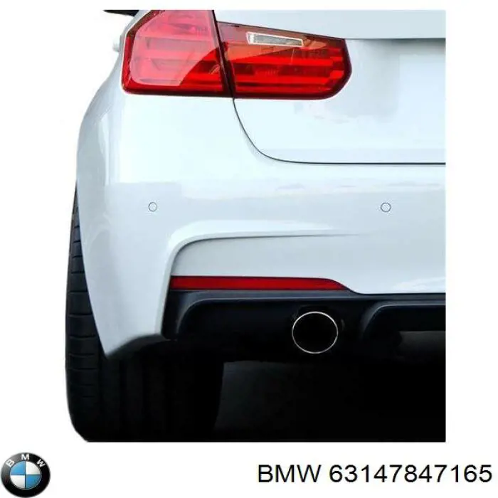 Retrorrefletor (refletor) do pára-choque traseiro esquerdo BMW 63147847165 preço, a partir de 21,26 USD