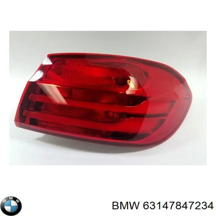 Compre 63147847234 BMW Retrorrefletor (refletor) do pára-choque traseiro direito