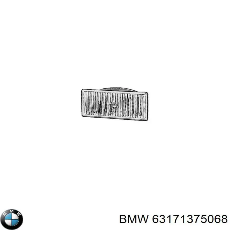 Compre 63171375068 BMW Vidro das luzes de nevoeiro direitas