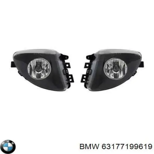 Luzes de nevoeiro esquerdas BMW 63177199619 preço, a partir de 114,07 USD