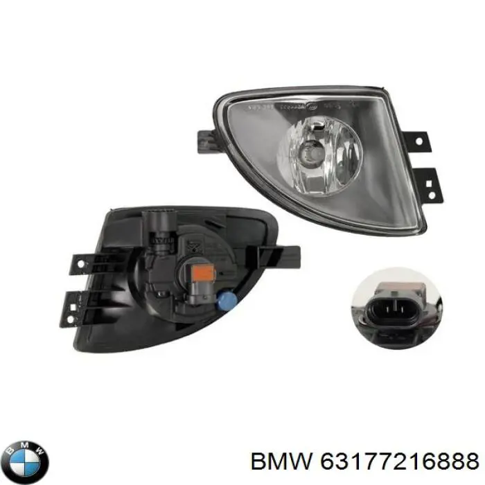 Luzes de nevoeiro direitas BMW 63177216888 preço, a partir de 107,04 USD