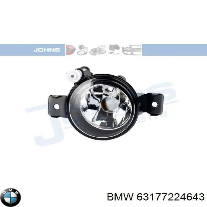 63177224643 BMW Luzes de nevoeiro esquerdas