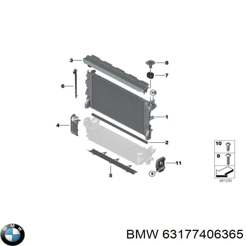 Luzes de nevoeiro esquerdas BMW 63177406365 preço, a partir de 176,79 USD
