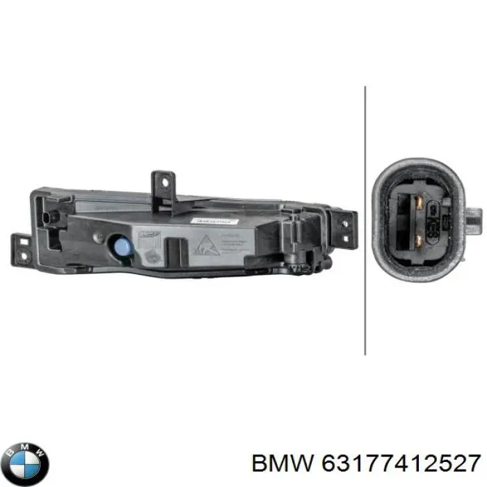 Compre 63177412527 BMW Luzes de nevoeiro esquerdas