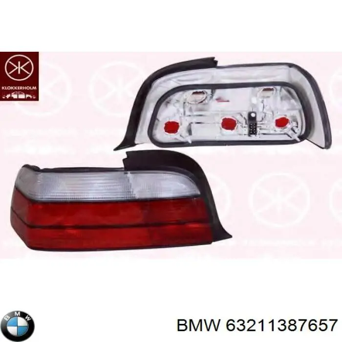 Lanterna traseira esquerda BMW 63211387657 preço, a partir de 71,51 USD